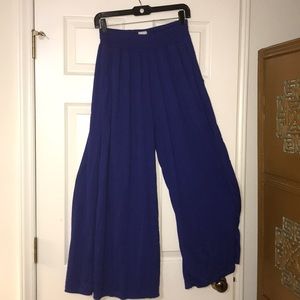 Cobalt blue palazzo pant